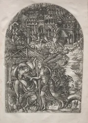 El Apocalipsis: El Ángel Muestra a San Juan la Nueva Jerusalén, 1546-1556