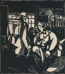 Les Soldats À La Gare, 1919