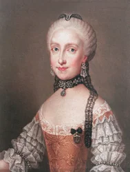 Infanta María Ludovica, hija de Carlos III de España y esposa de Leopoldo II (1747-92) Emperador del Sacro Imperio Romano y gran duque de Toscana