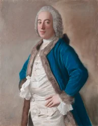 Joseph Bouër, comerciante en Genua, por Jean-Etienne Liotard
