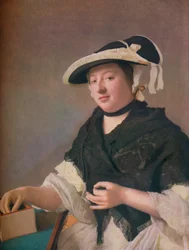 Lady Fawkener, c1760