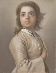 Estudio de un niño en carne y hueso