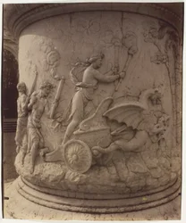 Versalles, Rapto de Proserpina por Plutón de Girardon, (detalle)