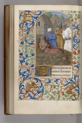 Job en el estercolero Libro de Horas, 1450-1499