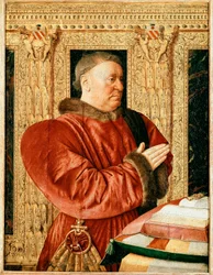 Retrato del Ministro de Justicia de Francia Guillaume Jouvenel des Ursins