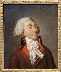 Retrato de Michel Lepeletier de Saint Fargeau (1760-1793), político francés, abogado, muy activo como miembro de la Convención durante la Revolución, elaboró un plan nacional de educación sobre la base del de Condorcet cuyas ideas serán retomadas por J