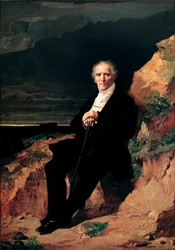 Retrato del economista y filósofo francés Charles Fourier (1772-1837)