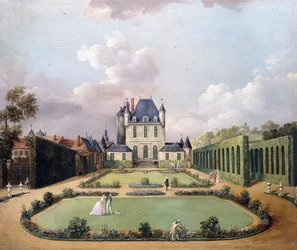 Vistas del Château de Mousseaux y sus jardines