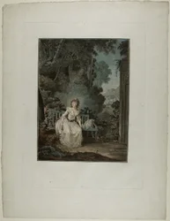 Madame Dugazon en la ópera “Nina, ou La folle par amour” (Nina, o La mujer enloquecida por amor)