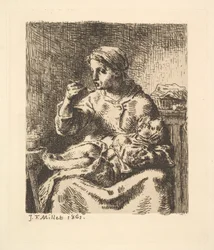 Enfriando la Papilla, 1861