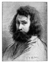 Jean-François Millet, pintor francés del siglo XIX, 1900