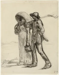 Campesinos yendo a trabajar