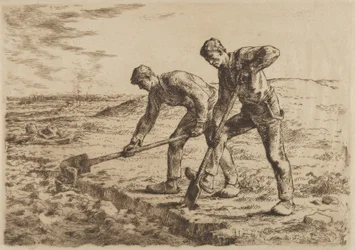Los cavadores, 1814-75