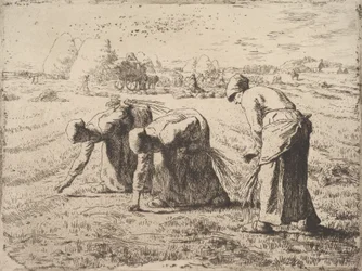 Las espigadoras, c.1855-56