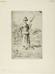 La hilandera