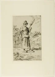 La hilandera