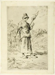 La hilandera
