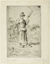 La hilandera
