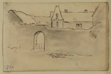 Vista de un castillo