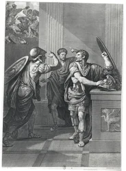 Arcan y Mitrídates, ilustración de 