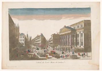 Vista de la Mansion House en Londres
l