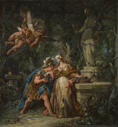 Jason jurando afecto eterno a Medea, 1743