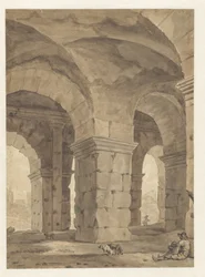 Bajo los arcos del Coliseo