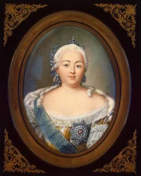 Retrato de la Emperatriz Isabel Petrovna 1709-1762