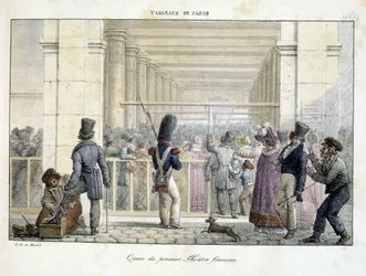 Cola en el Premier Théâtre Français - en «Tableaux de Paris»