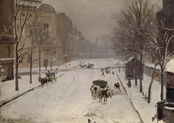 El cruce de Rennes Raspail, c.1889