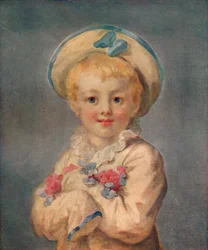 Un Niño como Pierrot, c1780. 1911