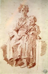Una Niña con su Hermana, 1774