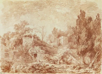 Teatro antiguo, Villa de Adriano, cerca de Tívoli