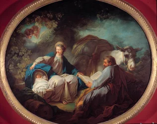 Descanso durante la huida a Egipto