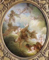 El enjambre de cupidos, hacia 1767