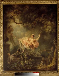 El columpio. Pintura de Jean-Honoré Fragonard (1732-1806)