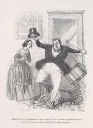 ...Feliz de salir tan barato. de las Pequeñas Miserias de la Vida Humana, 1843