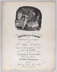 Carta escrita desde Argel, ca. 1835
