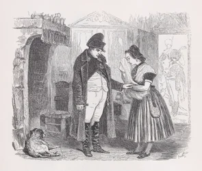 Recuerdos del pueblo de Las Obras Completas de Béranger, 1836