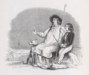 Estrellas fugaces de Las obras completas de Béranger, 1836