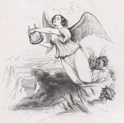 El Ángel Exiliado de Las Obras Completas de Béranger, 1836