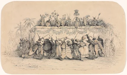Un Baile de Insectos, 1835
