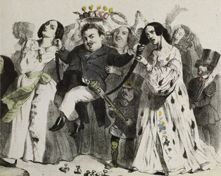 Honoré de Balzac, el más prolífico de nuestros autores, apoyado y coronado por mujeres, 1839