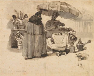 Estudio para "Au Bouquet de persil"