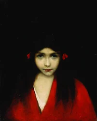 Cabeza de una niña