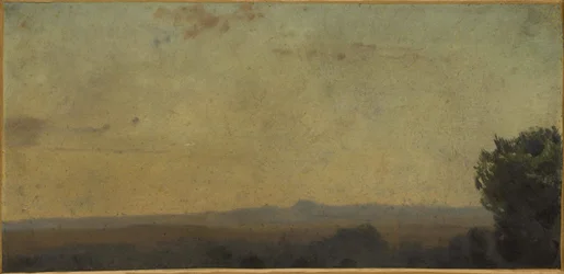 Paisaje italiano, entre 1859 y 1864 (óleo sobre lienzo)