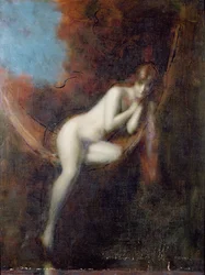 Sarah Bañándose, 1902
