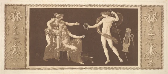 Apolo coronando las artes, del Recueil de Différentes Compositions