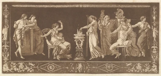 Escena de sacrificio antiguo, del Recueil de Différentes Compositions Frises