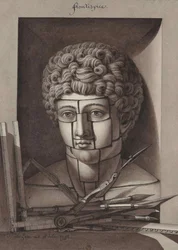Frontispicio de la Nueva método aplicada a los principios elementales del dibujo, 1792